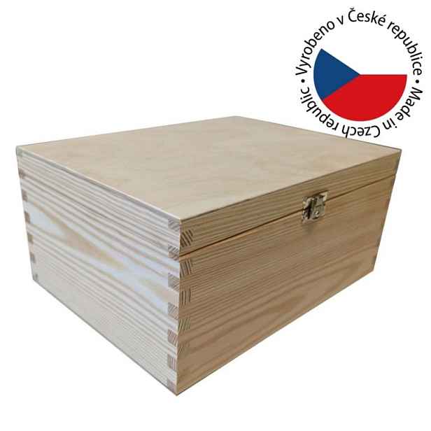 Tonap dřevěný organizační box 28 x 13 x 21 cm 1 ks borovice