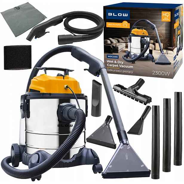 Vysavač Na Praní Čalounění Koberců 2300W 20L Výkonný