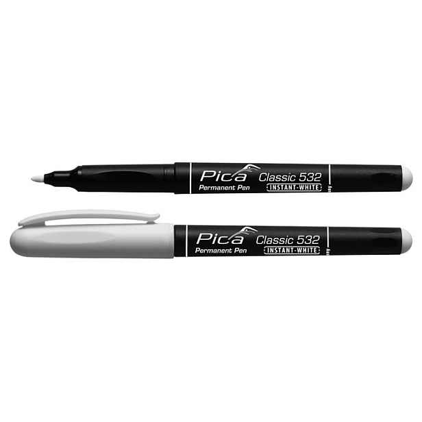 Značkovač permanentní Pica Classic 532 1–2 mm bílý