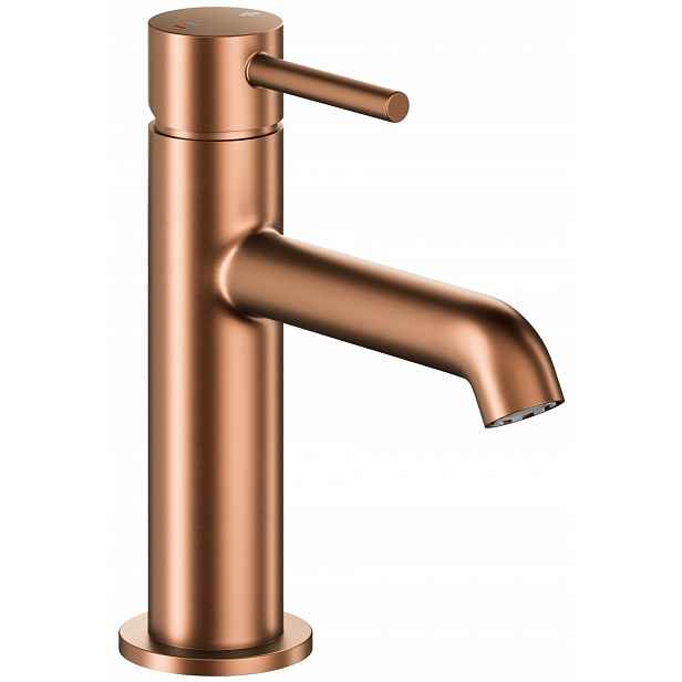 Kfa Stojánková Umyvadlová Baterie Moza Mini 25 MM, Brushed Rose Gold