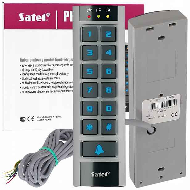 Autonomní modul kontroly průchodu Satel PK-01 s čtečkou Rfid karet