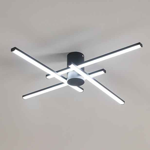 Led Stropní/Nástěnné Svítidlo Černé Závěsné Moderní do Obýváku 6500K 24W