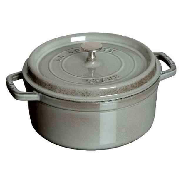 Litinový hrnec s poklicí Staub Cocotte, grafitově šedá, 28 cm / 6,7 l