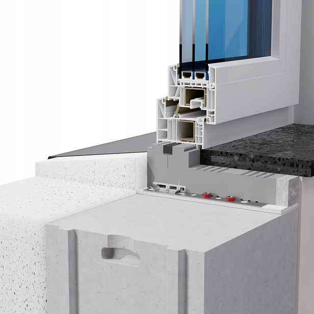 Teplý vnitřní parapet Xps Salamander 3D