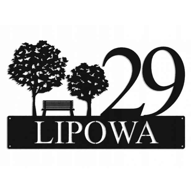 Číslo Na Dům 60 cm Tabule Adresa Ocel 2 mm Grafika 5361