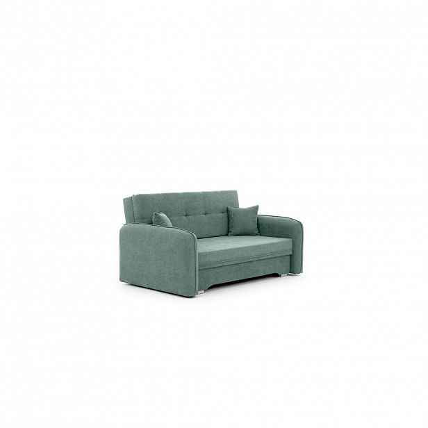 MID.YOU ROZKLÁDACÍ POHOVKA, textil, mátově zelená