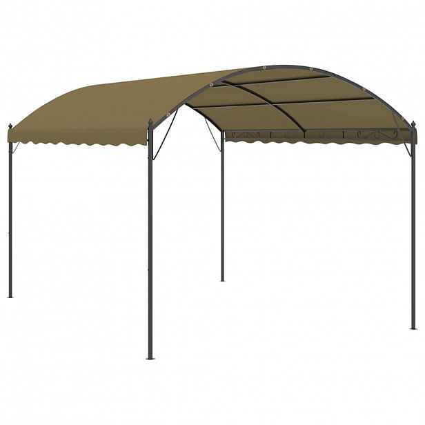 vidaXL Altán 4 x 3 x 2,6 m taupe 180 g/m²