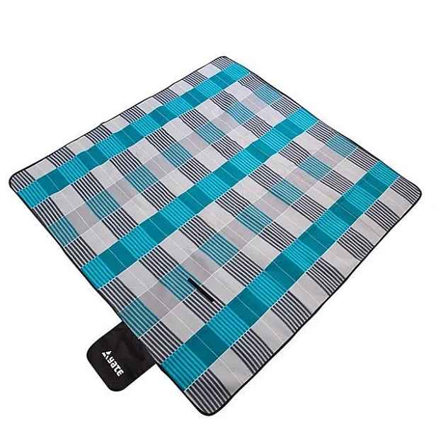 Plážová/Pikniková deka Yate fleece s Peva fólií 200x200 cm modrá