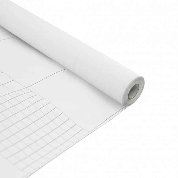 vidaXL Okenní fólie matné bílé PVC