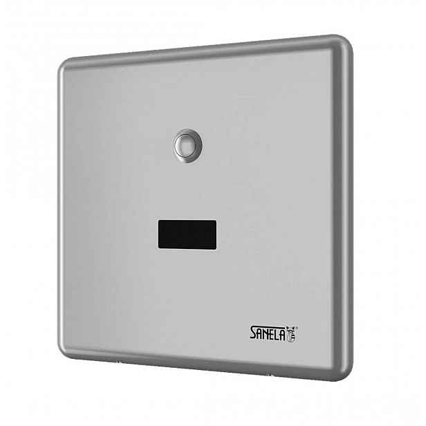 Sanela - Automatický splachovač WC s elektronikou ALS na tlakovou vodu, nerez SLW 01NK