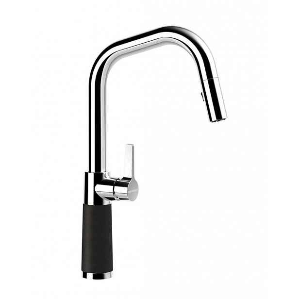 SCHOCK SC-530 - Dřezová baterie s výsuvnou sprškou, Onyx/chrom 556120GON