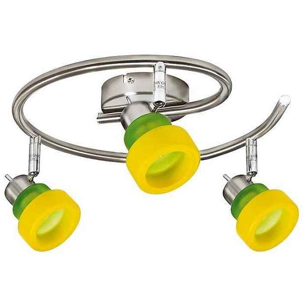 Stropní svítidlo Benátky spirála 3*40W G9 nikl