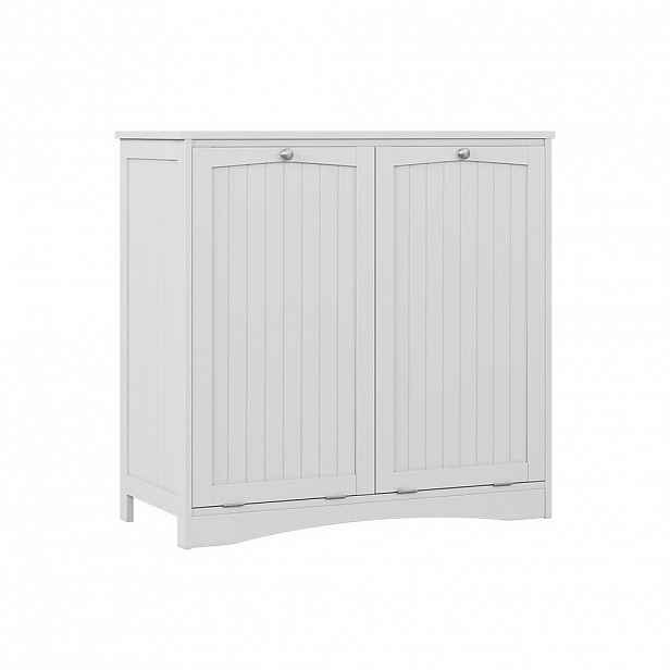 Vicco SKŘÍŇKA DO KOUPELNY Bianco Bílá 83 x 80 cm se 2 koši na prádlo