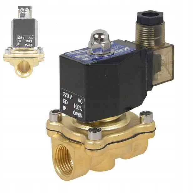 Elektromagnetický ventil 1/2" 0-10 Nc, normálně uzavřený ventil