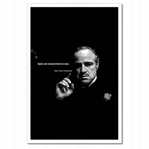 Plakáty v rámu 40x60 Godfather Don Citáty