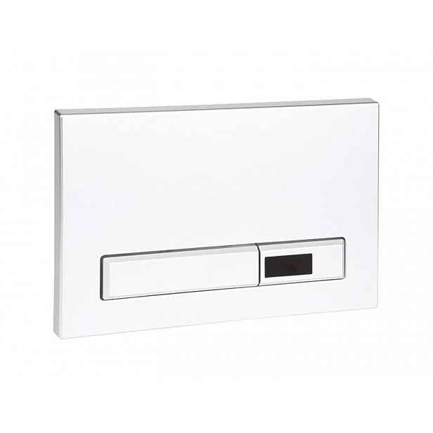 Sanela - Elektronické ovládací tlačítko splachování WC, do rámu SLR 21, bílá SLW 02A
