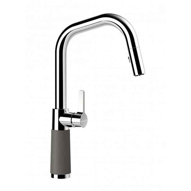 SCHOCK SC-530 - Dřezová baterie s výsuvnou sprškou, Asphalt/chrom 556120GAS