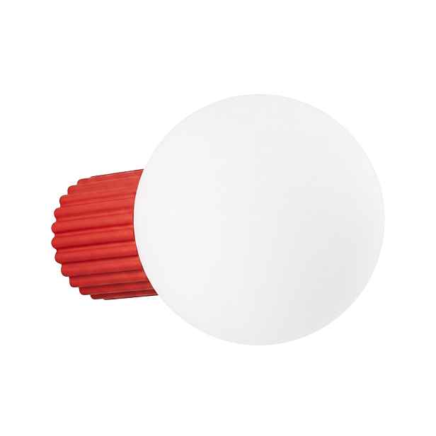 Sollux Lighting Halo koupelnové nástěnné svítidlo IP44 červeno-bílé 1xG9 8W