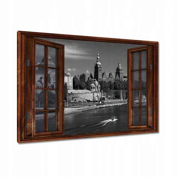 Obrazy 90x60 Černobílé Štětín