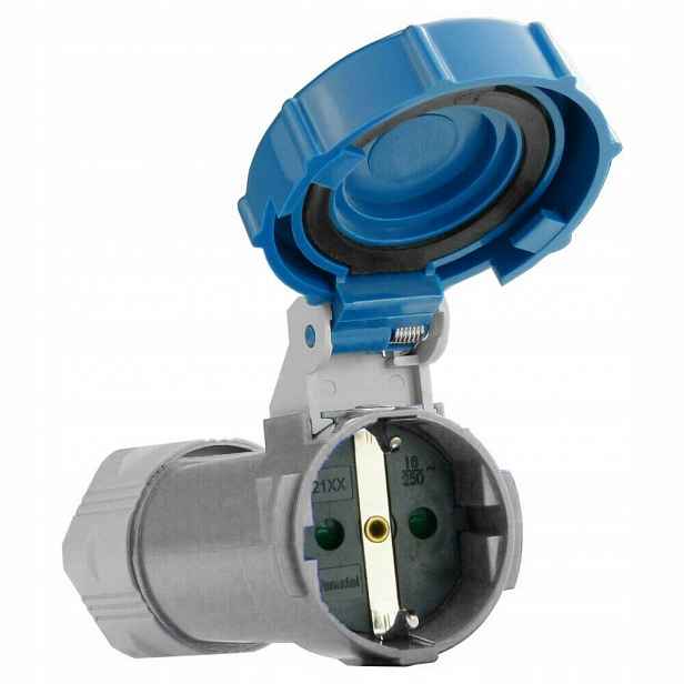 Přenosná zásuvka 230V 16A IP67 Schuko Doktorvolt Psg 16S DV