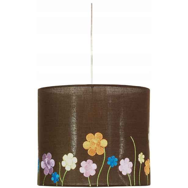 Závěsná stropní Lampa Abażur s látkou s Květinami