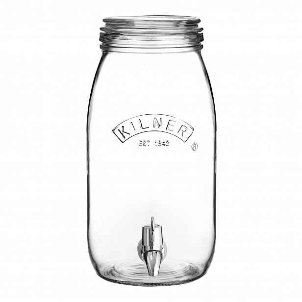Kilner Skleněný nápojový soudek s kohoutkem, 3 l 0025.008