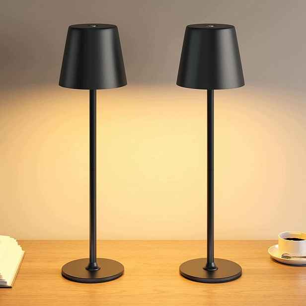 Bezdrátové Stolní Led Lampy Sada 2 Ks Dotykové, Stmívatelné IP54