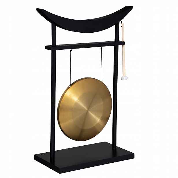 Čínský gong, kovový, dekorace, 69,5 cm