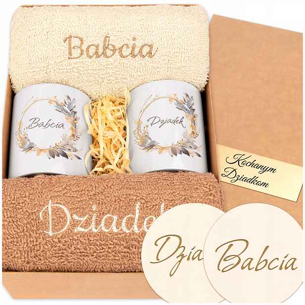 Dárek pro babičku dědečka Gravírování Set Pro Prarodiče Vánoce Den babičky db