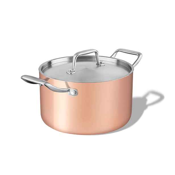 Elmich Měděný hrnec Tria Copper Ø 24 cm (5L)