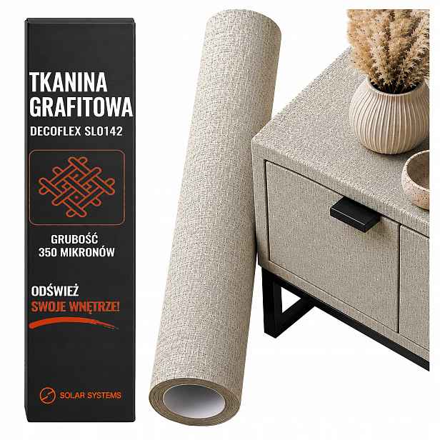 Nábytková dýha Fólie Samolepicí 60x400 cm Deska dveří Silná tkanina
