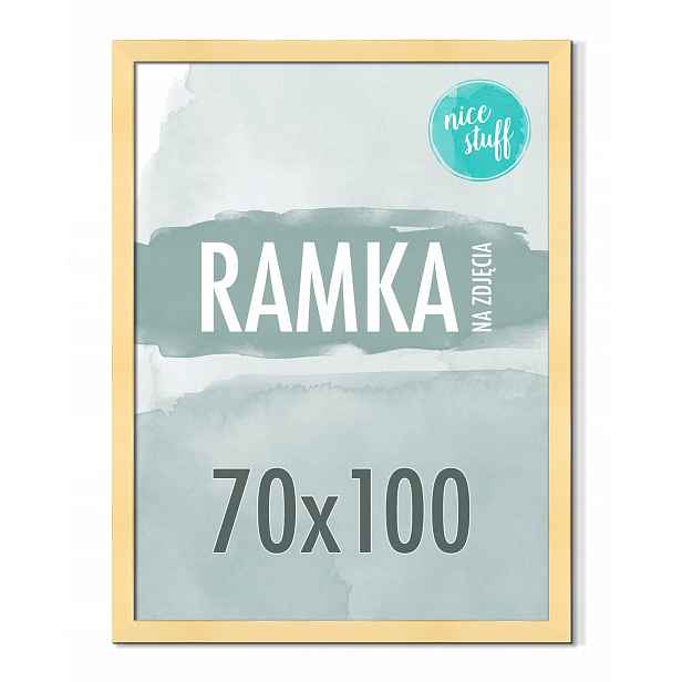 Rámeček 70x100 B1 Rámeček Na Fotografie Plakát Fotorámečky Zlaté