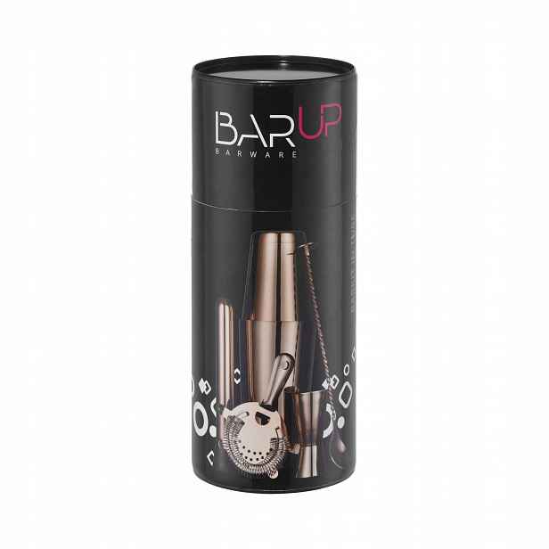 Barmanská Sada BarUp 5 dílů shaker měděný jigger v tubě