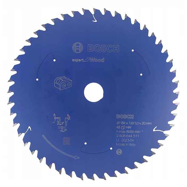 Bosch pilový kotouč na dřevo Expert for Wood 184 x 20 mm 48 zubů