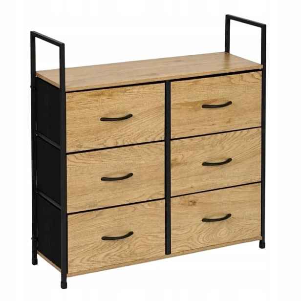 Komoda ModernHome 80 x 24 x 87cm dub