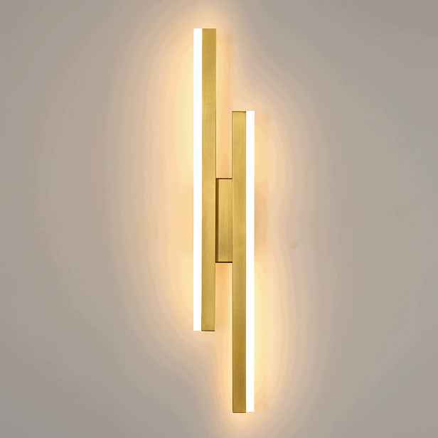 Nástěnné svítidlo Led zlaté loft 3 barvy světla moderní 16W 40 cm