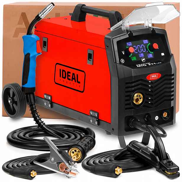 Poloautomatický Ideal Praktik Mig 211 Synergic Led 230V 200A Tig Lift Mma Flux