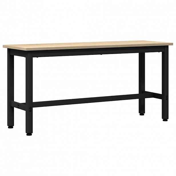 vidaXL Jídelní lavička Sonoma dub 100 x 32,5 x 48,5 cm