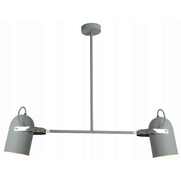 Závěsné svítidlo šedé E27 2X40W Gray Candellux