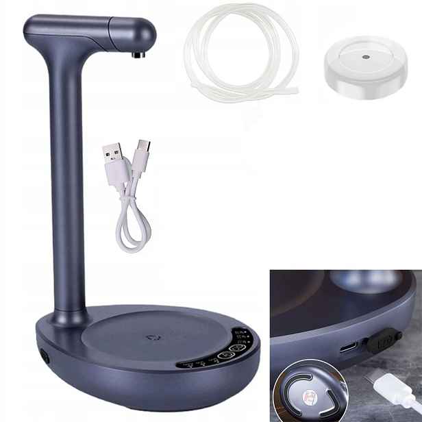Elektrický Dávkovač Vody Usb 1200 mAh Automatická Pumpa 6 Úrovní