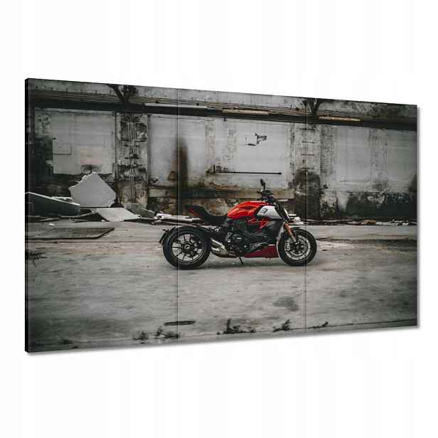 Obrazy 120x80 Červené Ducati Motocykl