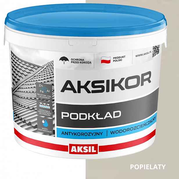 Aksikor Vodní Antikorozní Podklad 5 L Popelavý 7035