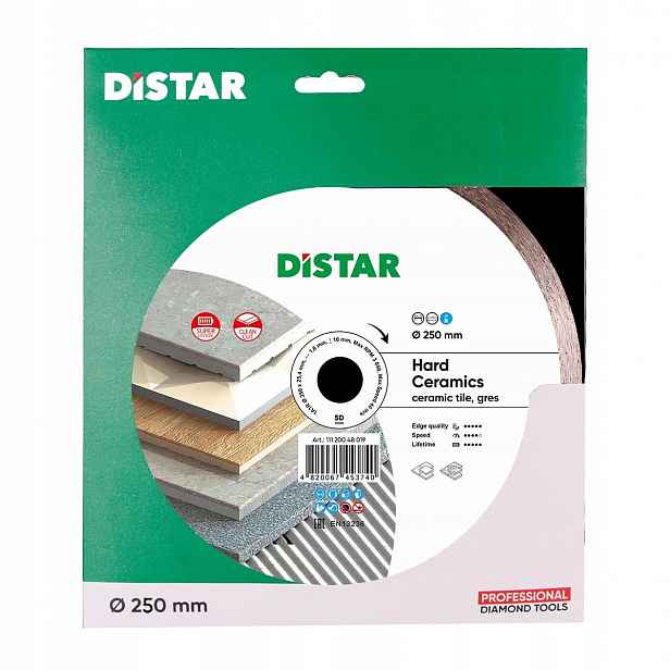 Diamantový Kotouč Hard Ceramics 250*1.6*25.4MM 11120048019 Distar