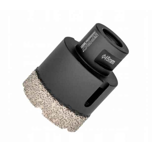 Korunkový Vrták 45 mm pro suché dlaždice/gres M14 PRO-WA305 Pro
