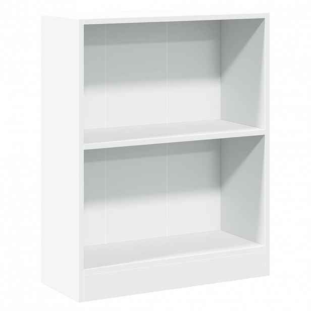 vidaXL Knihovna bílá 60 x 24 x 76 cm kompozitní dřevo
