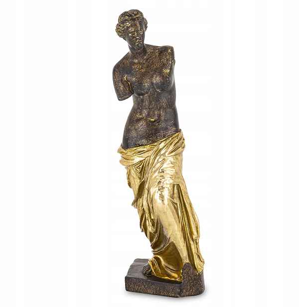 Figurka socha ženy Venuše bronzová zlatá dekorace soška 48 cm symbol