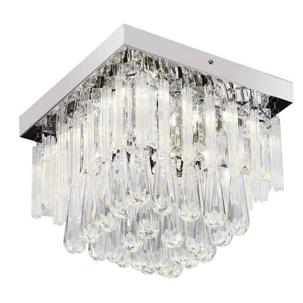 Stropní svítidlo Vidro, plafond 18W LED, chrom