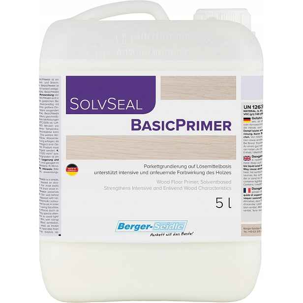 Berger-Seidle BasicPrimer 5L alkoholový základní lak na parkety