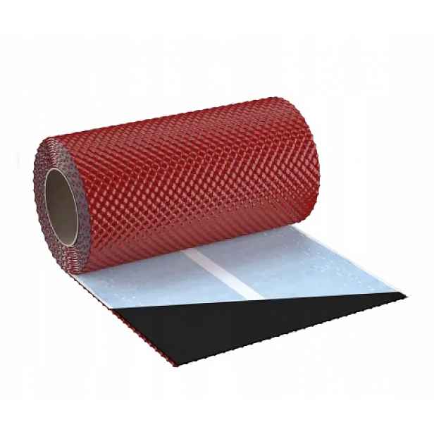 Eurovent Flex 3D komínová páska hliníková 30 cm x 5 m Ral 3011 červená
