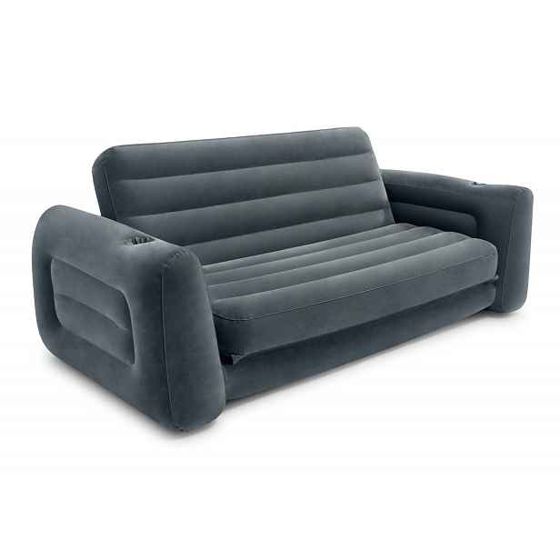 INTEX Rozkládací nafukovací pohovka NTEX 66552 šedá
